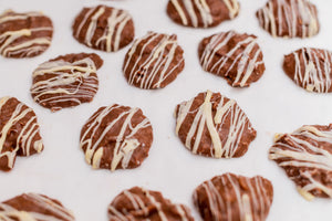 Crunchy Belgian chocolate cornflake cookies.