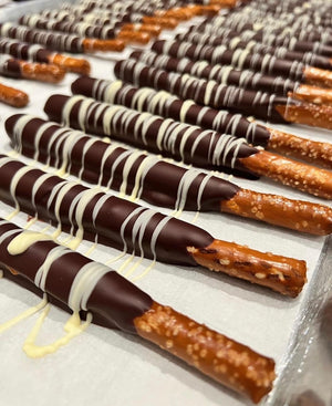 Chocolate Covered Pretzel Rods 5pk