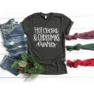 Hot Cocoa & Christmas Movies T-Shirt